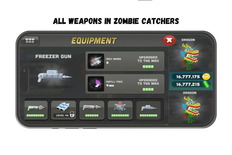 All Weapons In Zombie Catchers