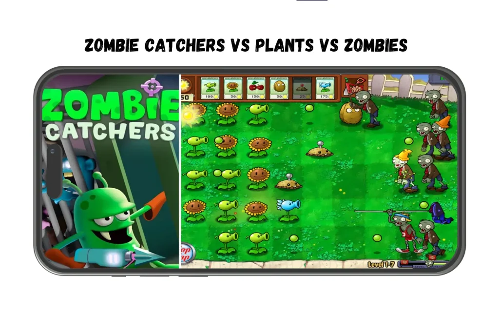 ZOMBIE CATCHERS VS PLANTS VS ZOMBIES