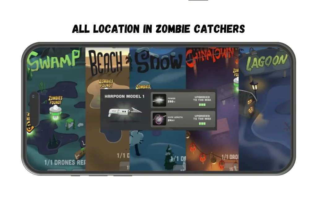 all Location in zombie catchers